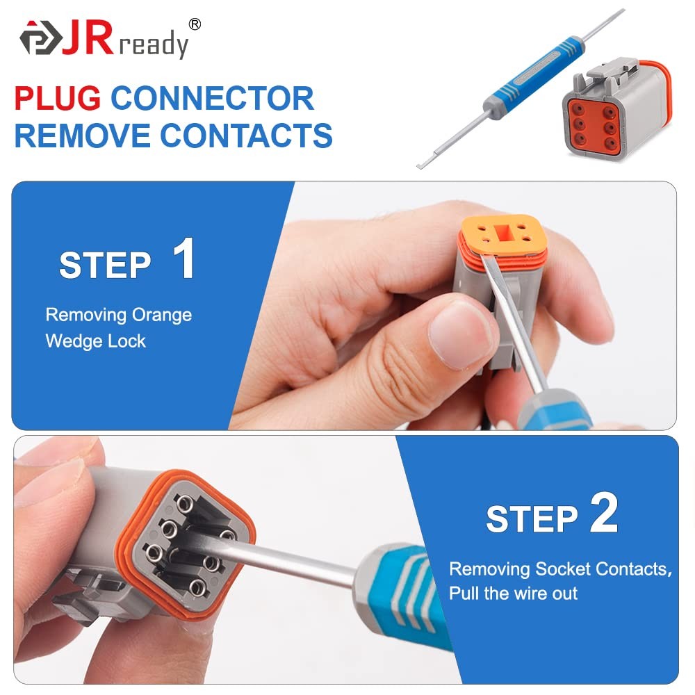 JRready DRK-RT1B Deutsch Pin Removal Tool, Socket DRK-RT1B, RT1B-1PC