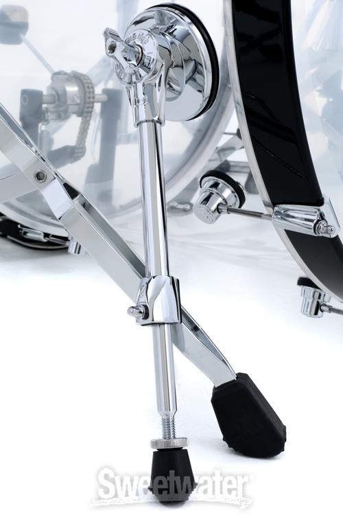 DW Design Series Clear Acrylic 4-Piece Drum Shell Pack