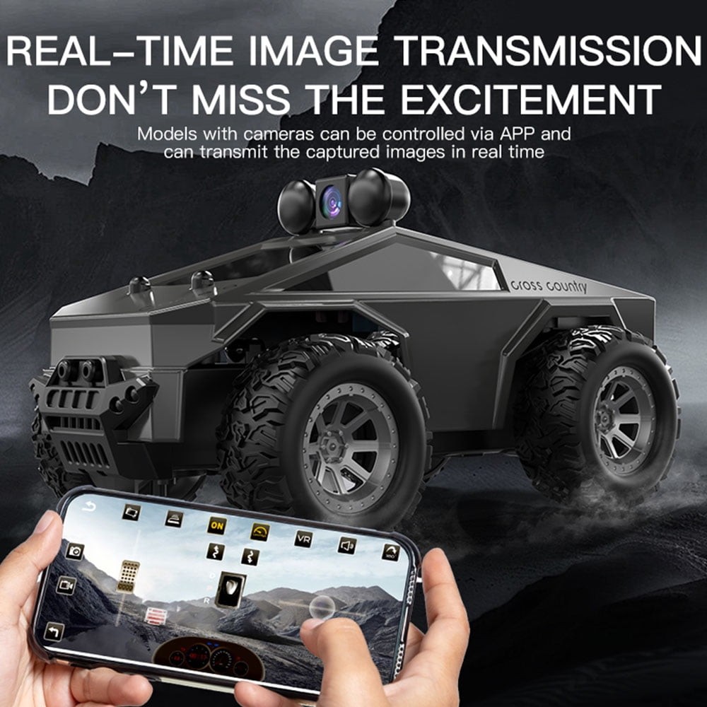 1: 28 RC Model Vehicles Car with HD Camera LED Lighting Multiple Control Modes