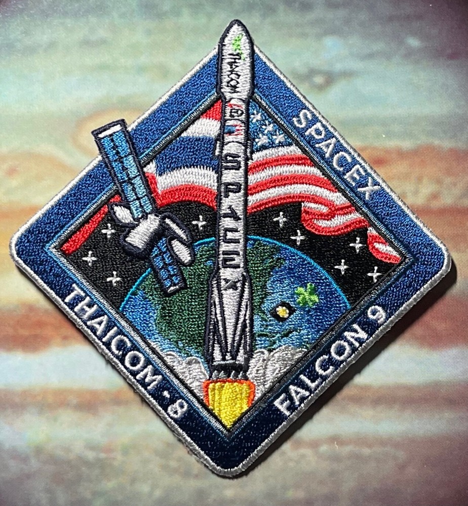 THAICOM-8  FALCON 9 SPACEX SPACE-X PATCH 🚀