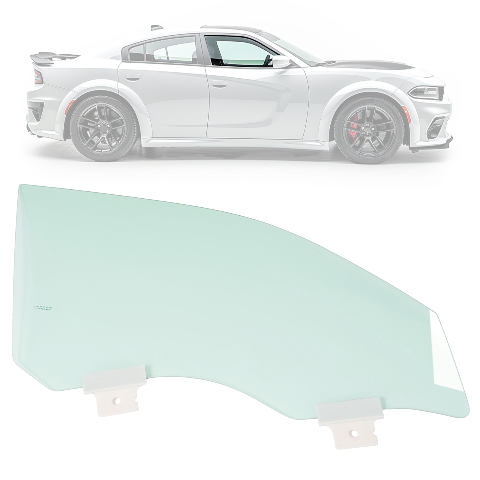Fits 2011-2023 Dodge Charger Passenger Side (Right) Front Door Glass Window