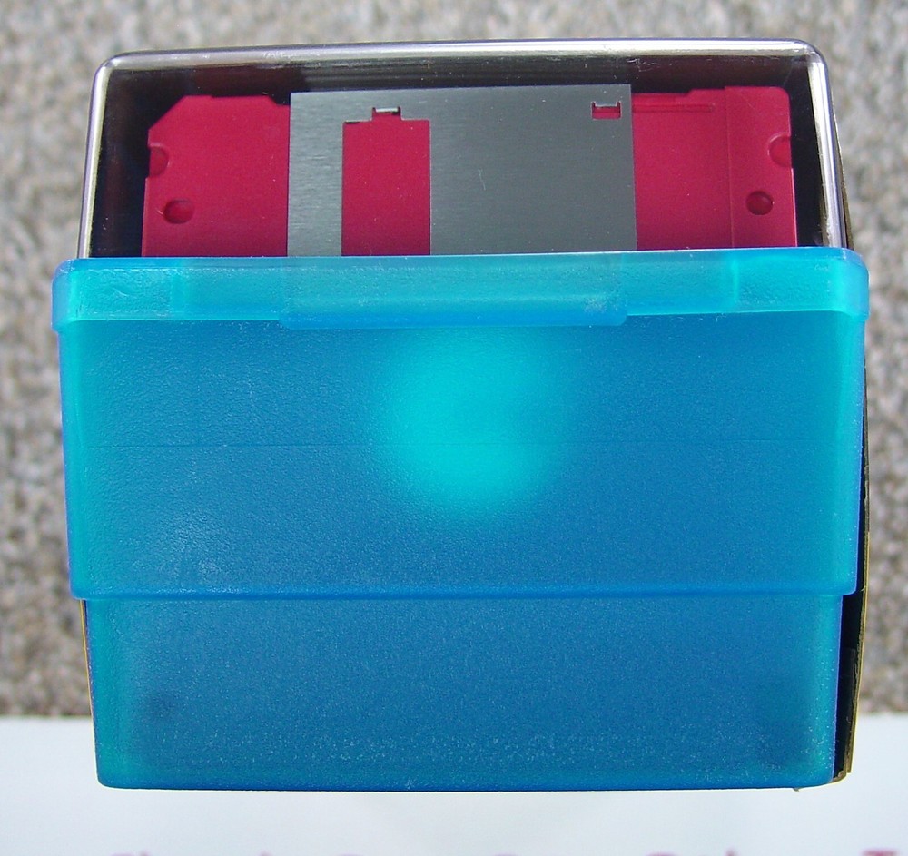 MEMOREX PC Formatted 3.5" HD Computer Colored Diskette + File Box 40 Pack NEW †
