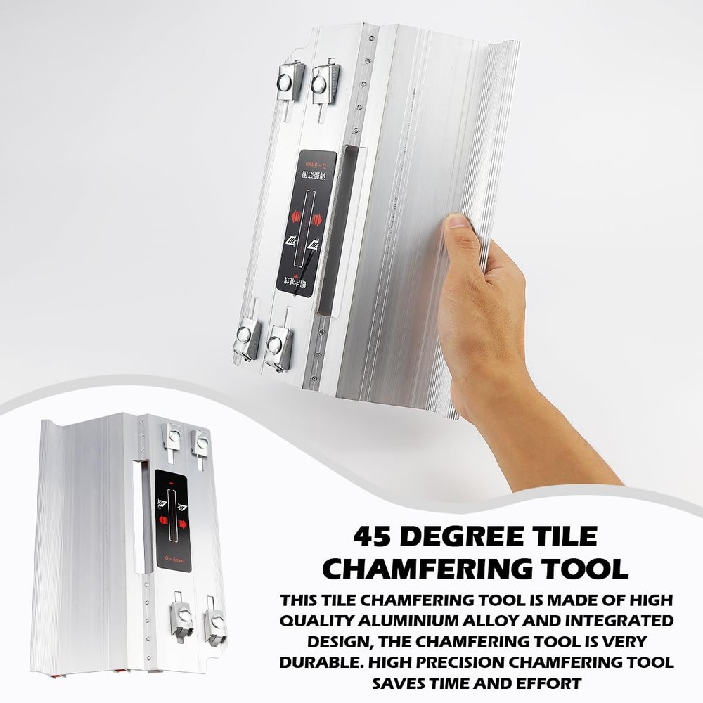 45 Degree Tile Chamfering Tool, Alloy Cutter Metal Chamfering...