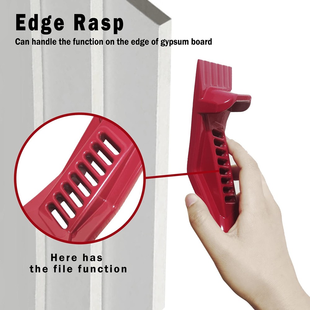 Drywall Panel Lifter & Edge Rasp Tool - Multifunctional, Durable, Compact