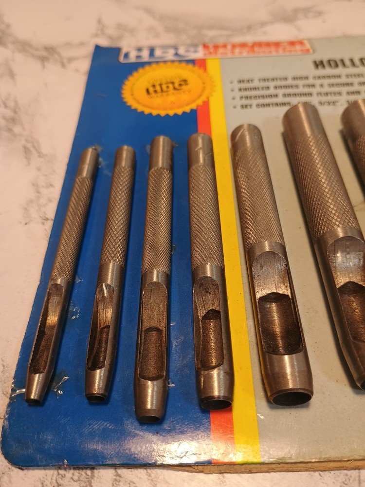 HDC 9 PIECE HOLLOW PUNCH SET