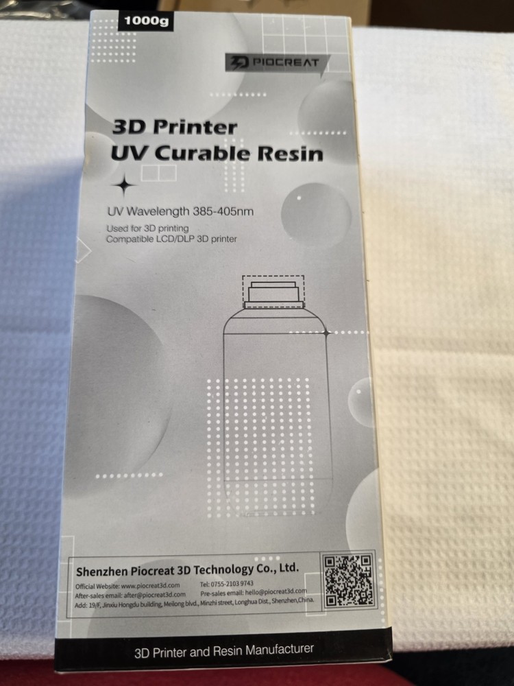 Procreat 3D Printer Resin 405nm UV Fast Curing Resin