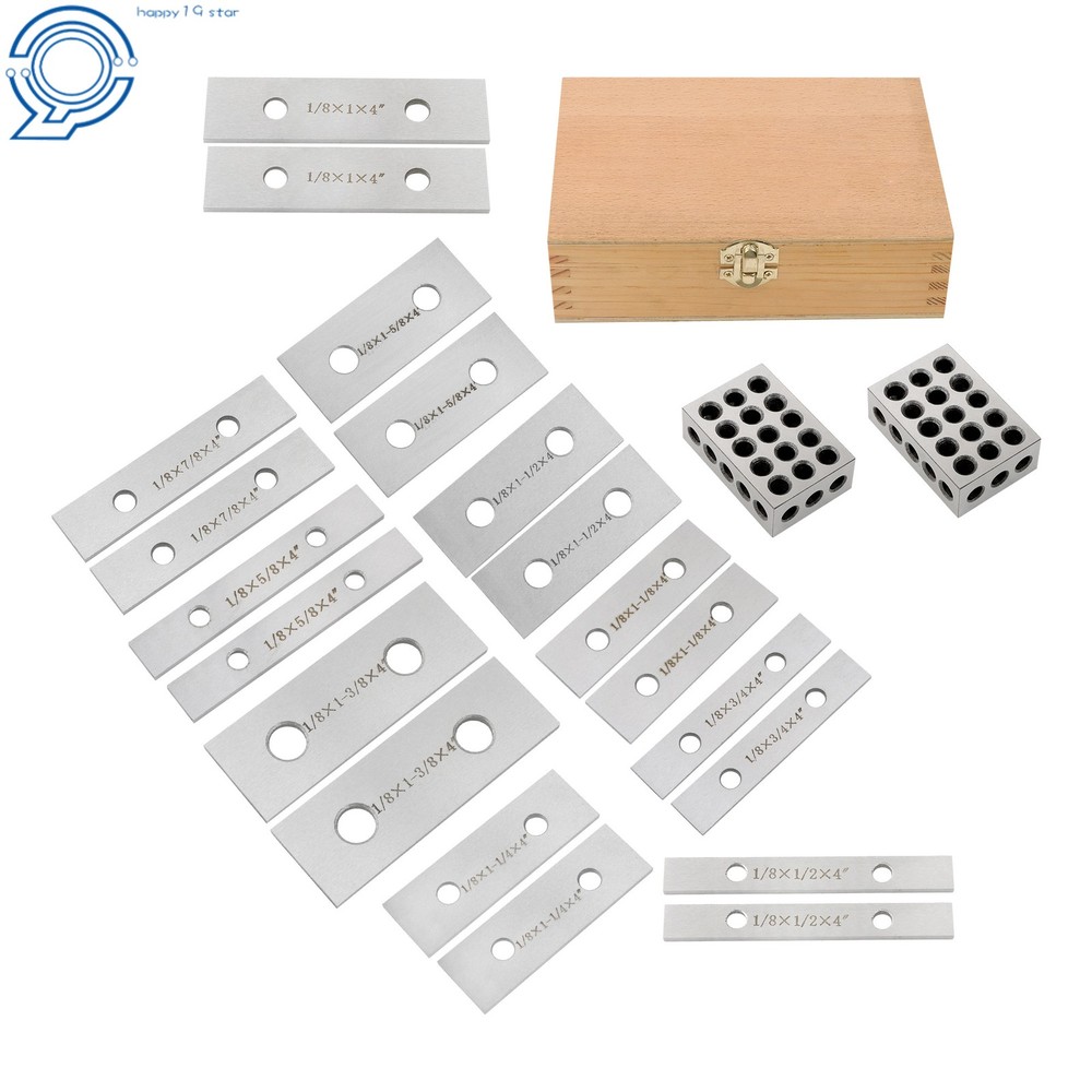 1/8" x 4" 10-Pair Precision Parallels with Matched 1-2-3 Blocks