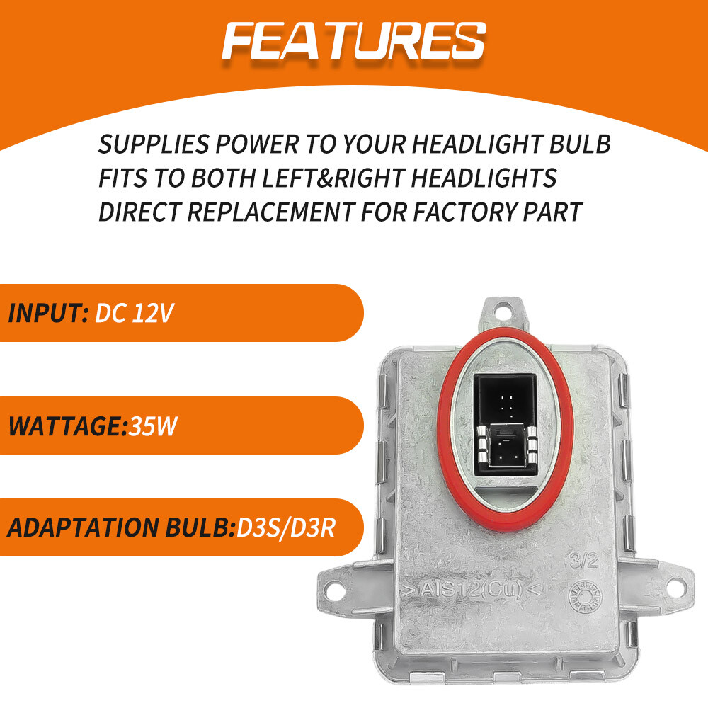 2 For 2014-2016 Mercedes-Benz CLA250 CLA45 AMG HID Xenon Headlight Ballast &Bulb
