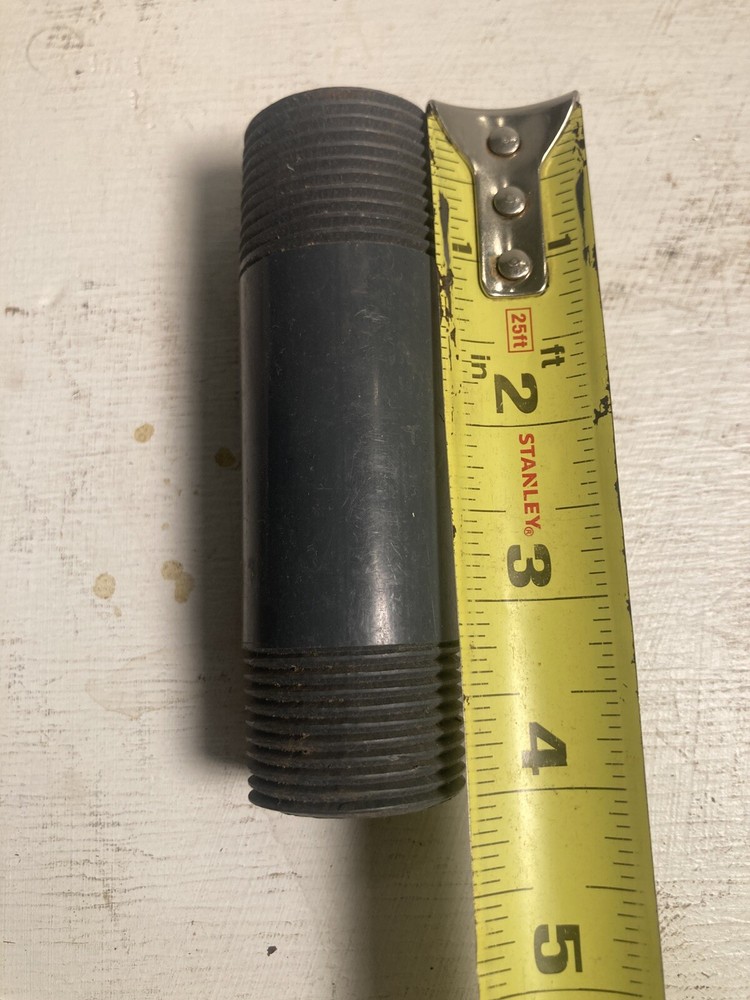 1" x 4" PVC Sch 80 Threaded Nipple