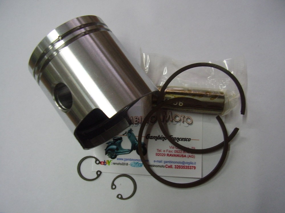 Complete Engine Piston for Volpi and Bottoli Ercolino Model 46mm Diameter