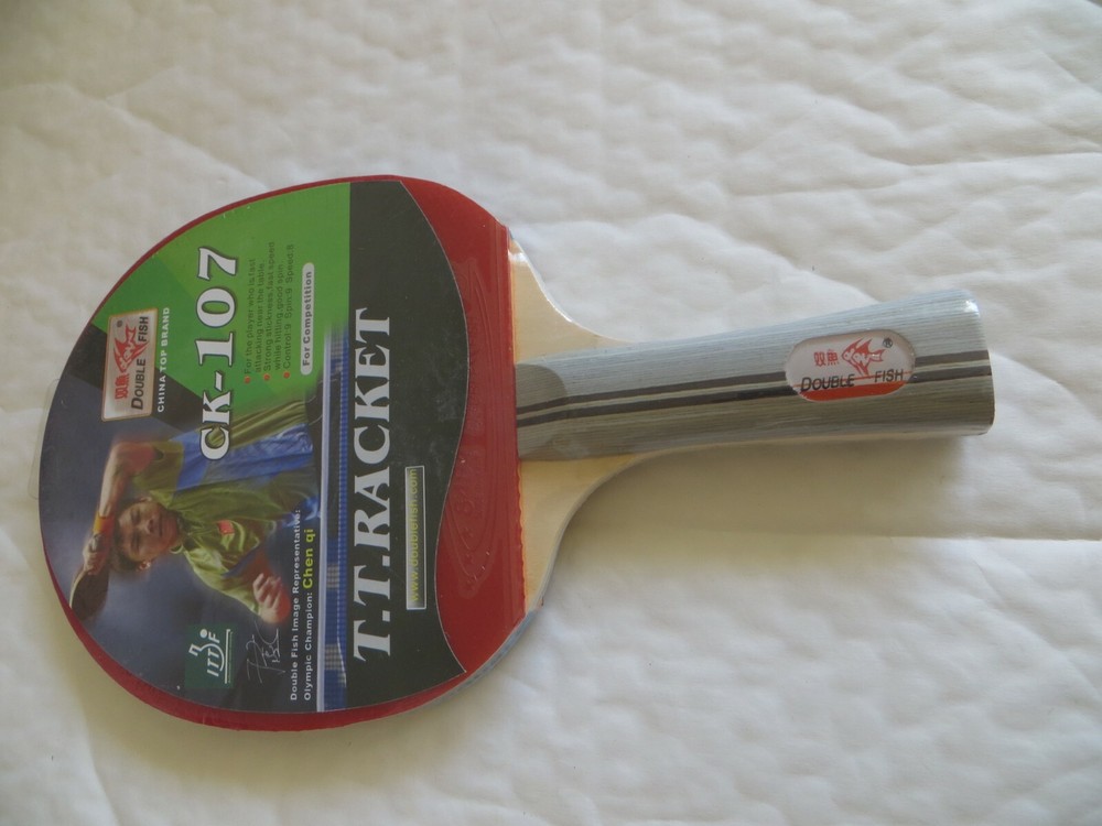 Beginner level long handle shakehand ping pong racket table tennis paddle