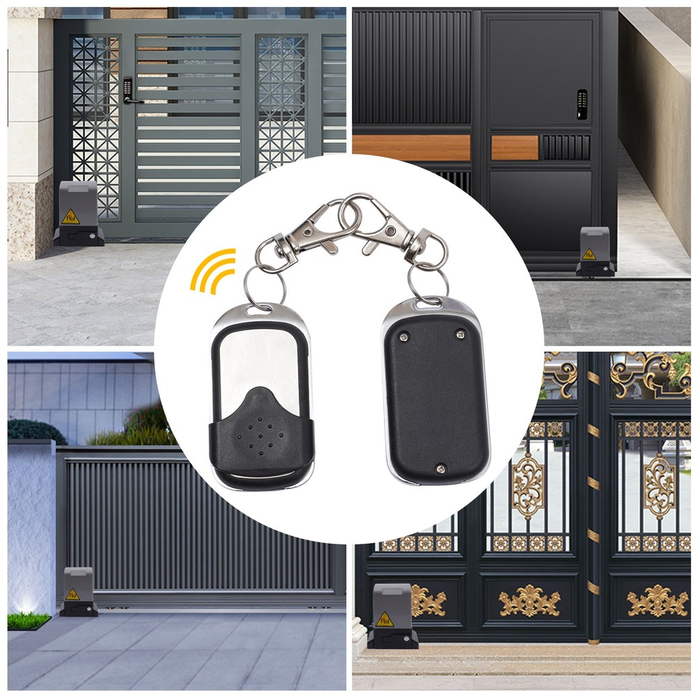 2pcs Electric Remote Control Kit Automatic Sliding Gate Wireless Key Fob Opener