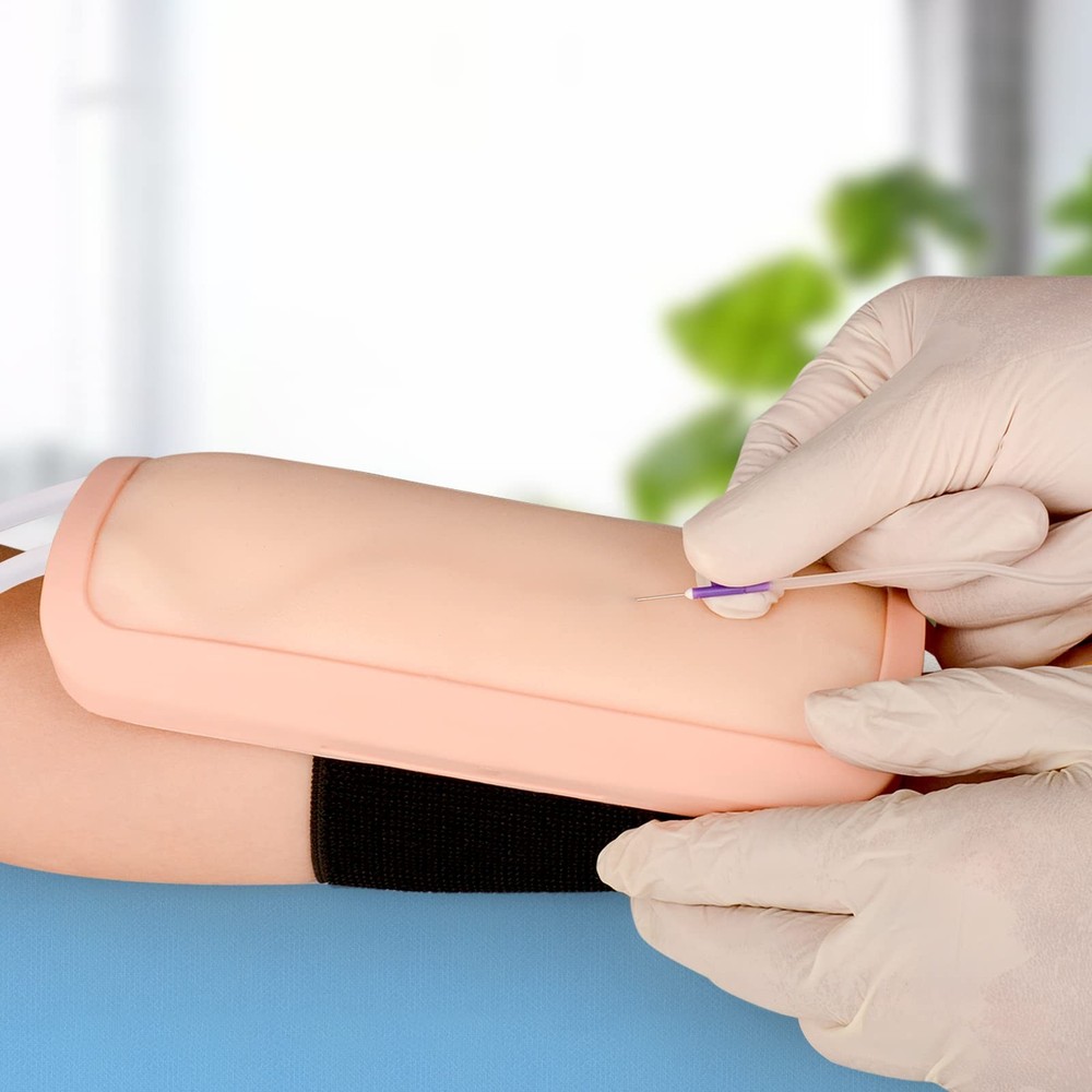 Wearable IV Practice Trainer Kit Phlebotomy & Venipuncture Practice IV Simula...