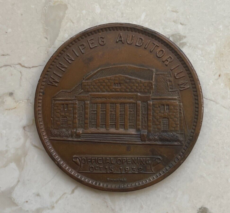 1932-Dated Canada D.R. Dingwall Winnipeg Auditorium Token JS