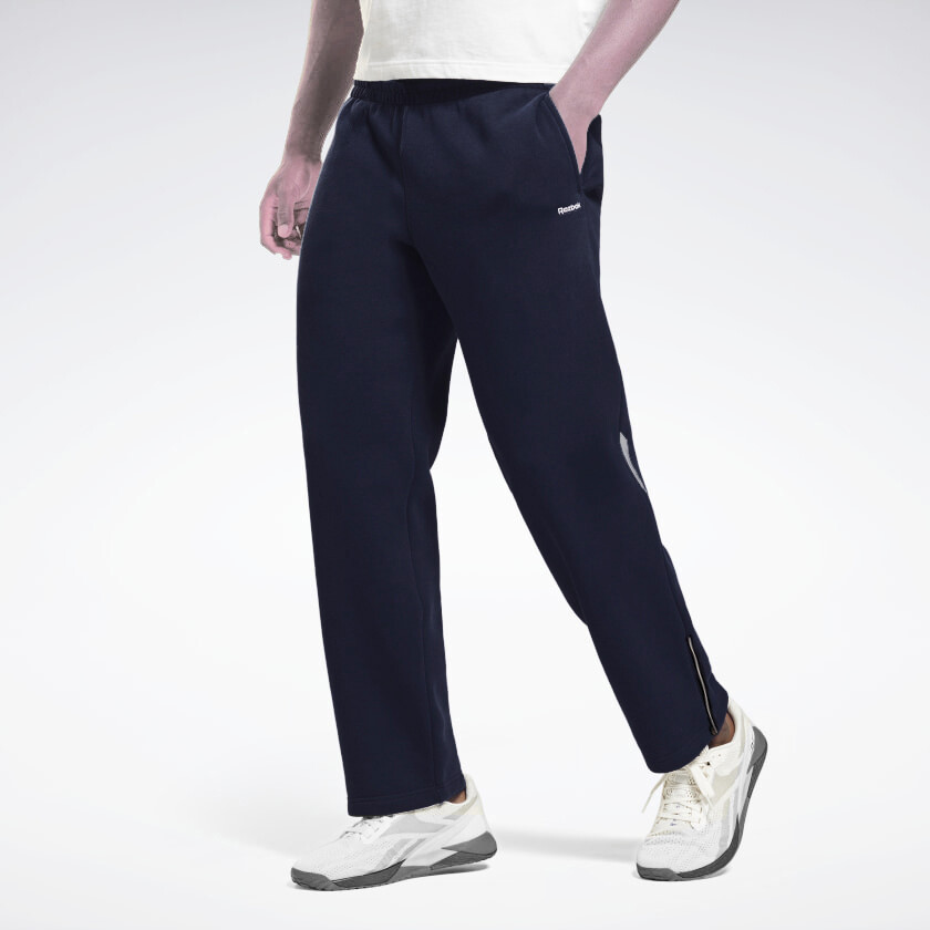 New Reebok Men's Athletic Warm-Up Track Performance Training Essentials Pants