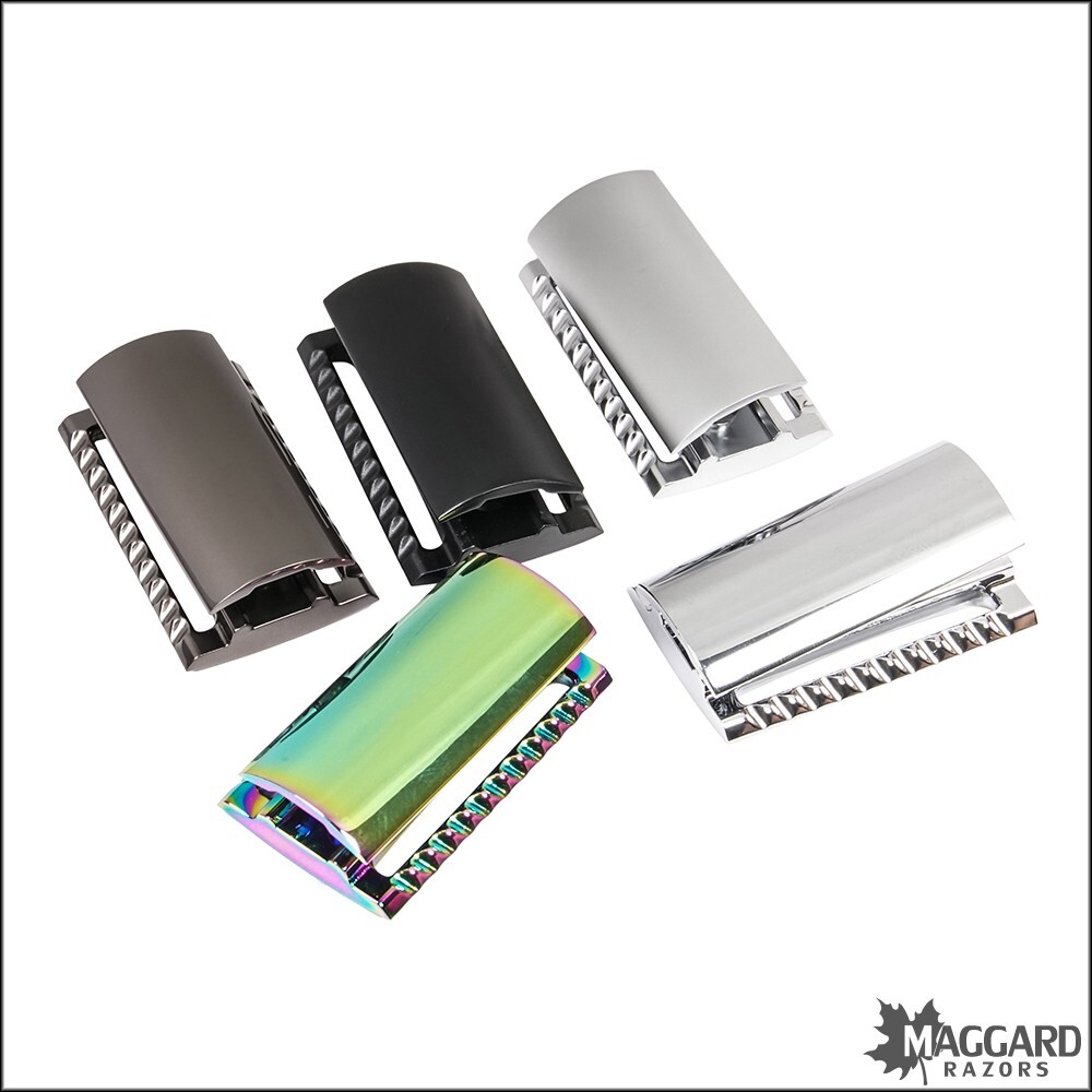 Safety Razor Replacement Head-Maggard Razors V3, Anodized (Fits Edwin Jagger)