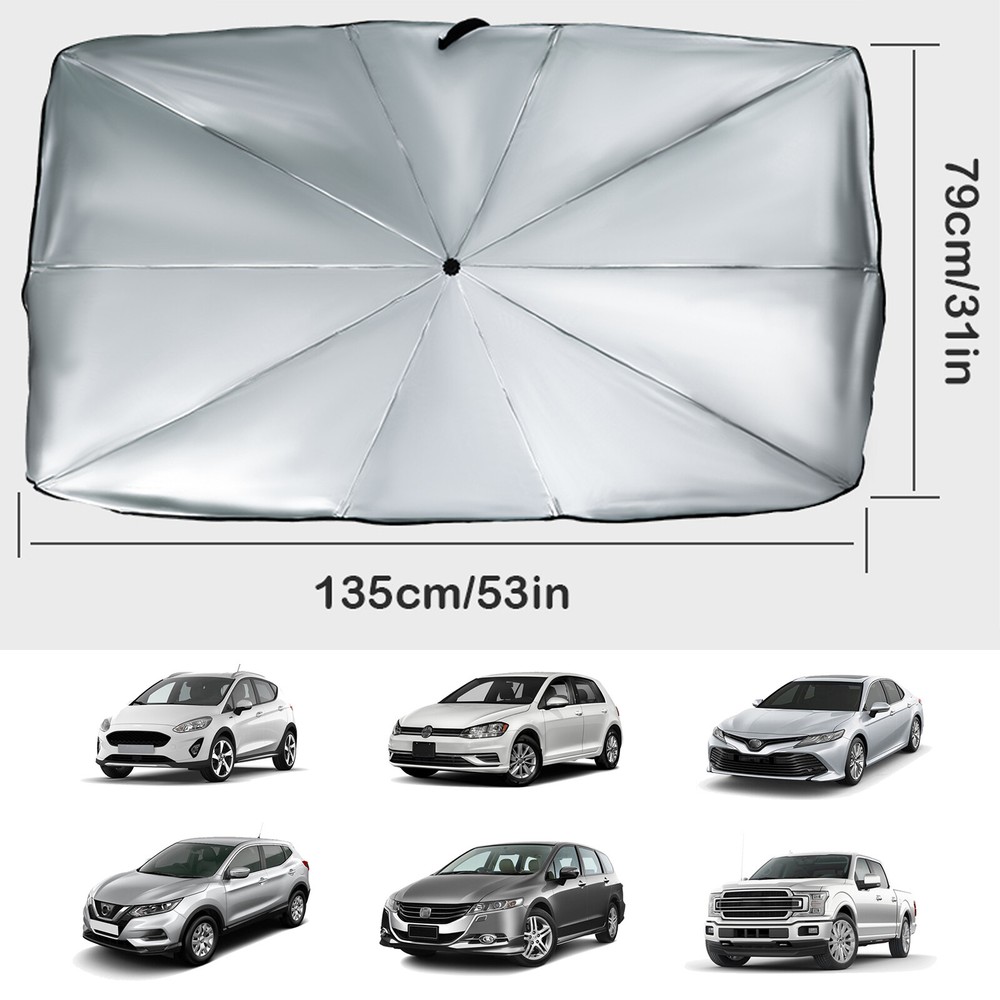 Car Sun Shade Windshield Sunshade Front Window Cover Visor UV Umbrella.Foldable