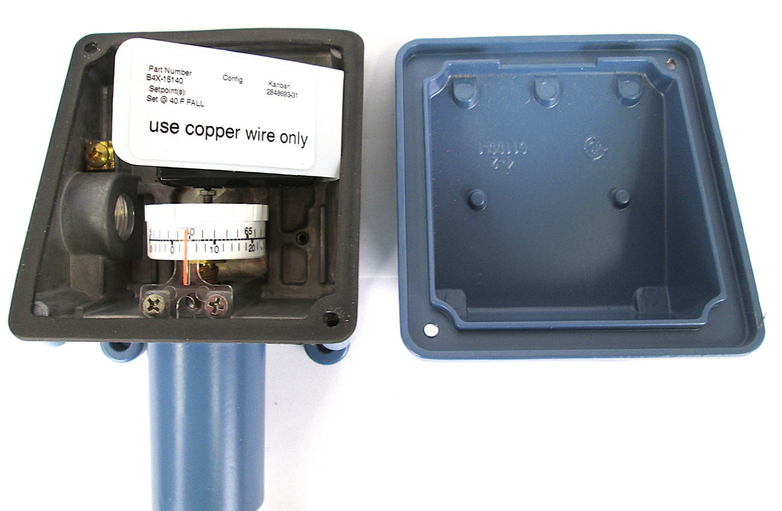 THERMON, B4X-15140, RANGE 15-140 F, 2-1/2" PROBE, COPPER WIRE ONLY, SURPLUS