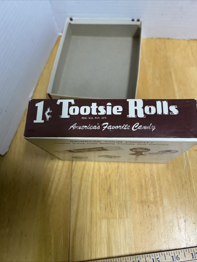 Vintage, Tootsie Rolls, Original Display Box