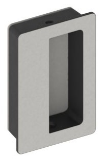 Hager 16N 1-15/16" x 3" Flush Cup Pull - Chrome