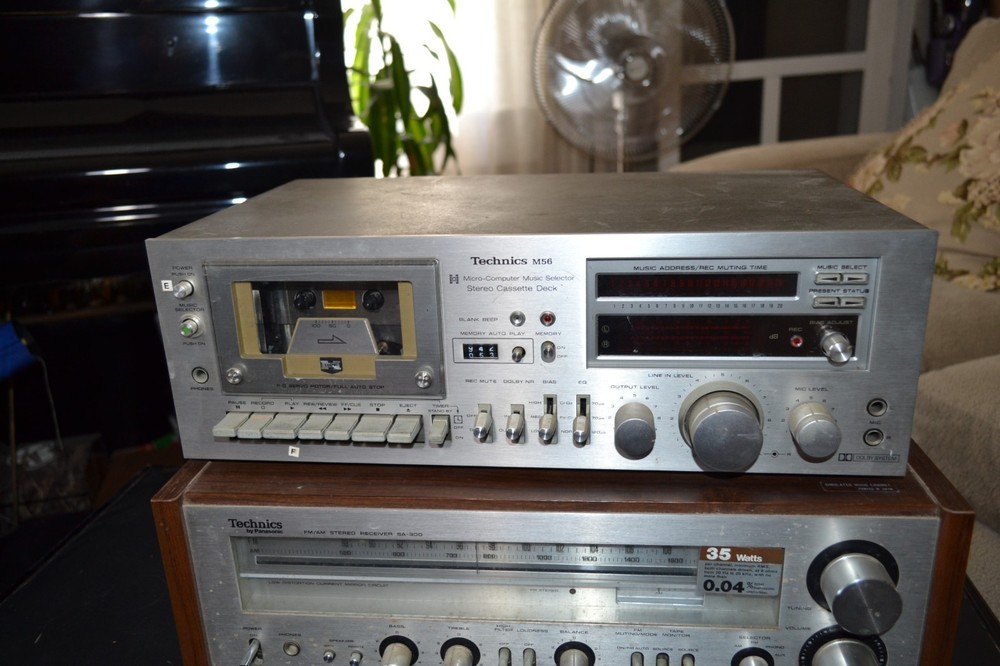 VTG 1979 Technics M56 RS-M56 Cassette Deck Tested & Working