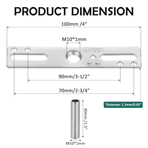 4 Inch Ceiling Light Fixture Mounting Bracket Kit, 4 PCS Light Crossbar