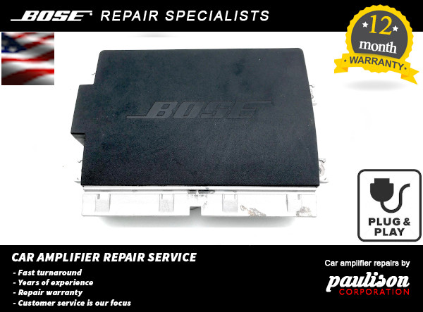 PORSCHE  2017-UP CAYENNE BOXTER 911 MACAN  BOSE AMPLIFIER REPAIR SERVICE 1YR