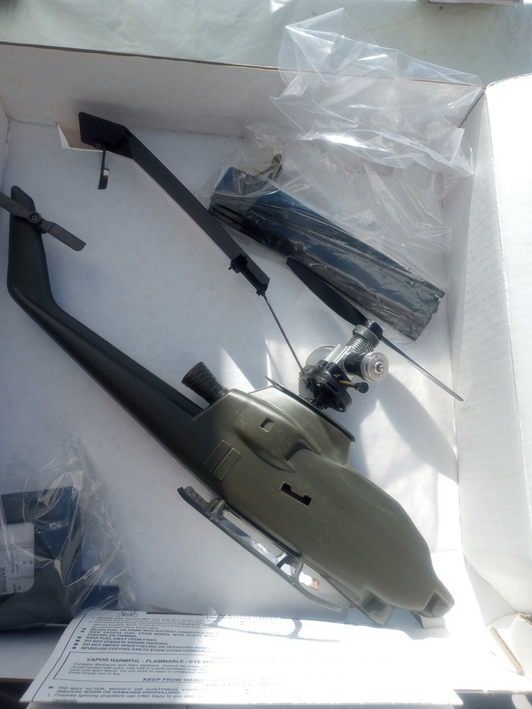 Cox Attack Cobra Free Flight Helicopter .049 Engine