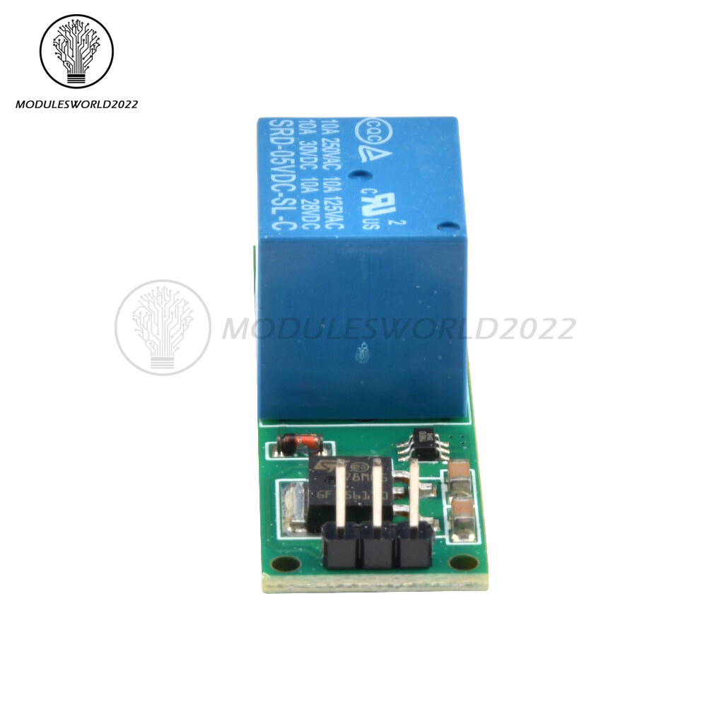 10PCS 6-24V Flip-Flop Latch Relay Bistable Self-Locking Low Pulse Trigger Module