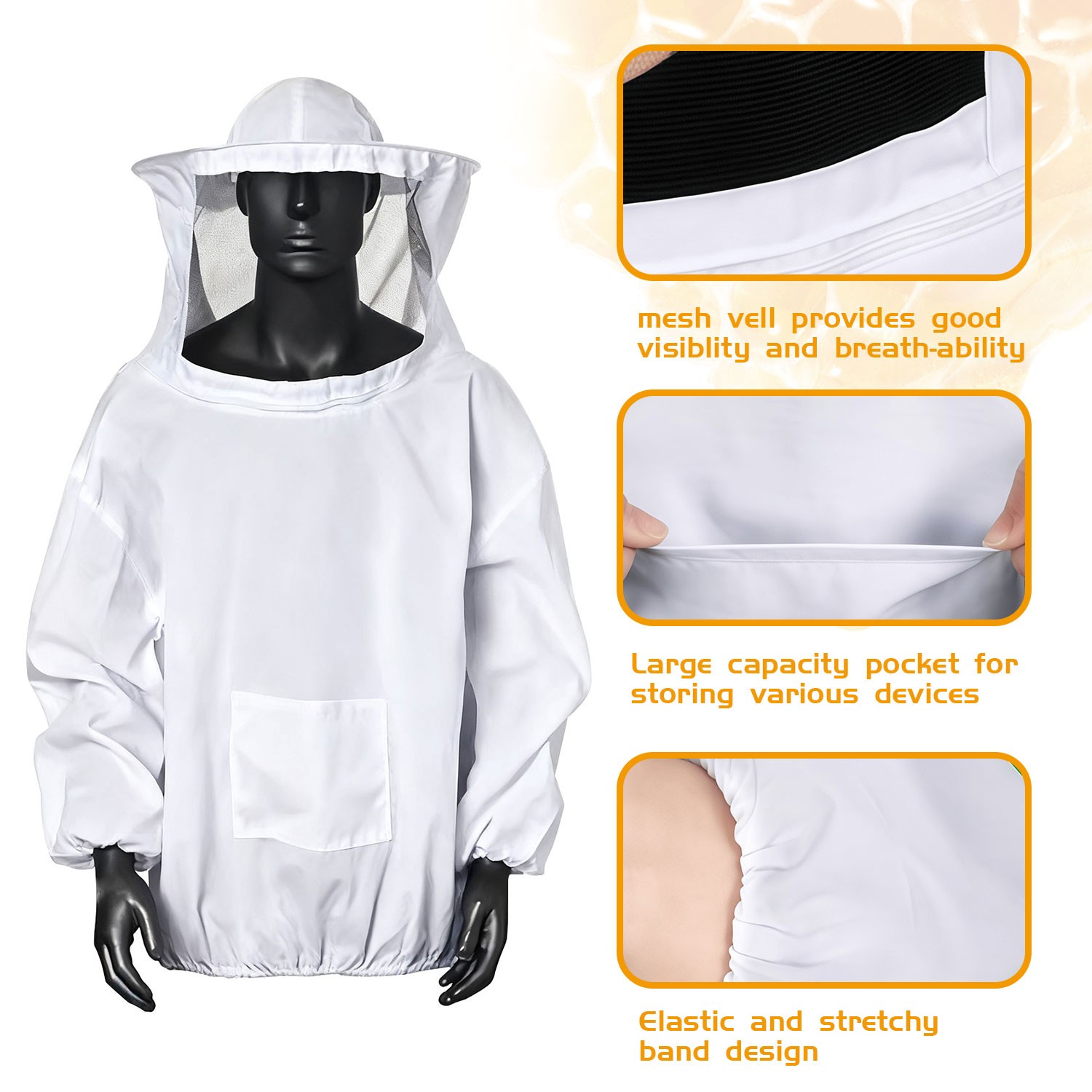 30 Pcs Beekeeping Supplies Tools Bee Suit Bee Keeping Starter Kit Bee Keeper