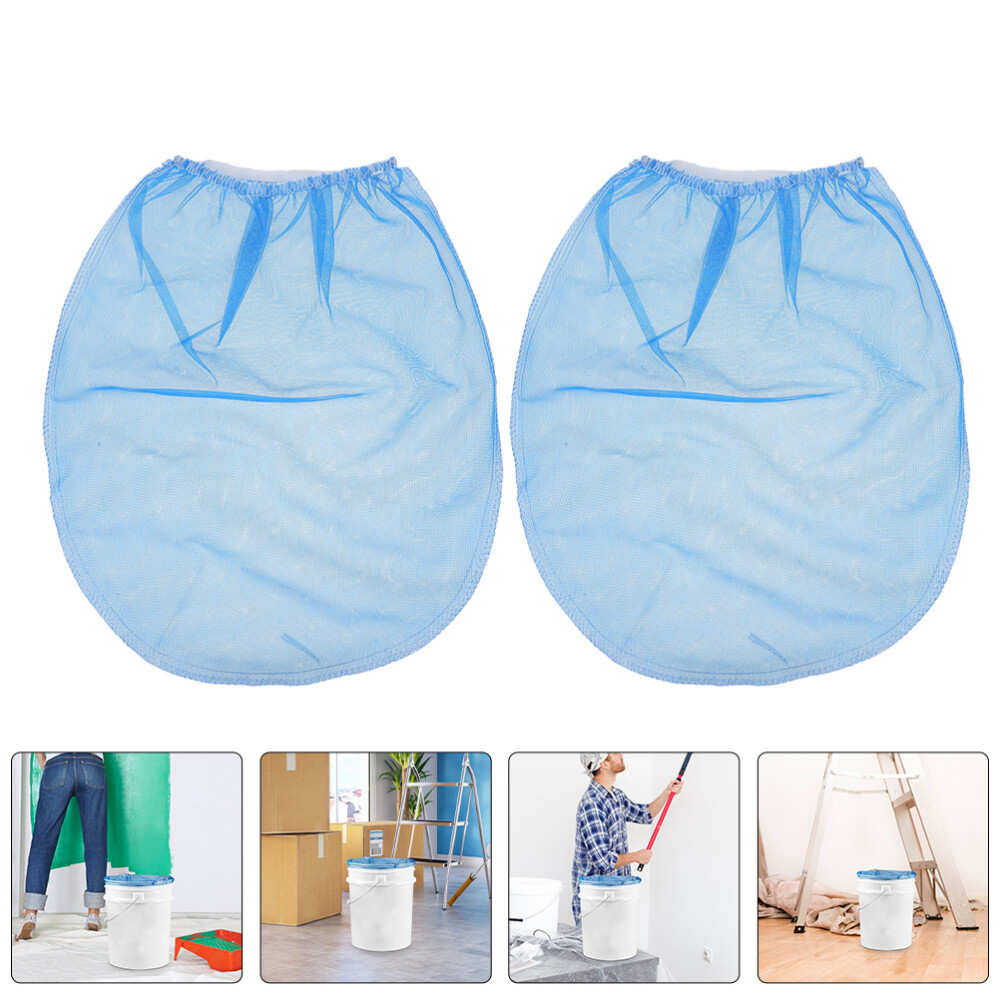 6Pcs Paint Strainer Bags Fine Mesh Filter Bag Elastic Tops Paint Strainer