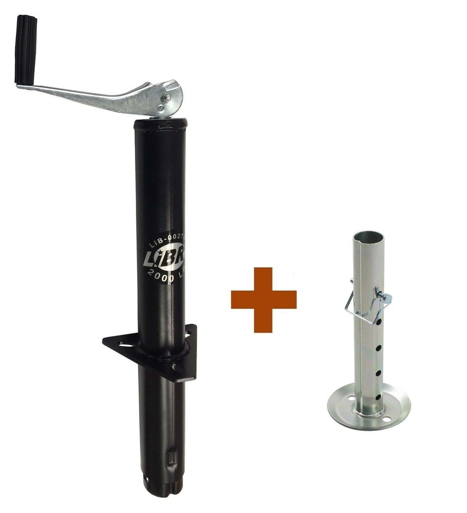 New LIBRA 2000 lbs A Frame Topwind Trailer Jack with Drop Leg