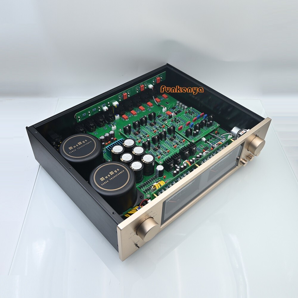 Reference C2860 Plus Hi-End HiFi VU Meter Preamplifier Home Audio