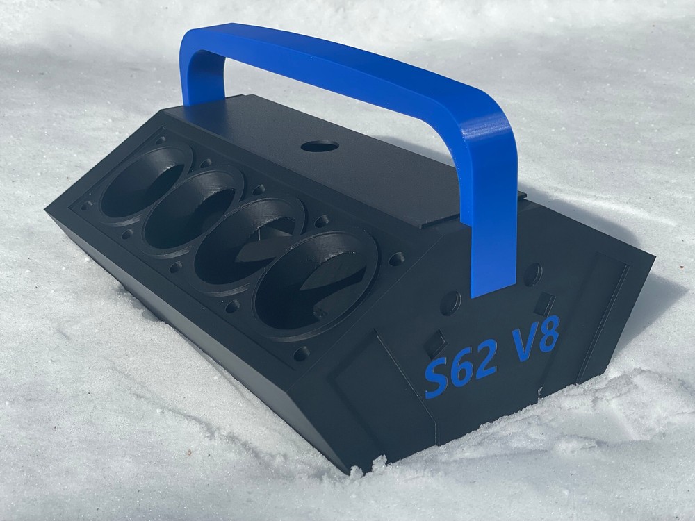 V8 Engine Cooler - holds 8x 12oz or 16oz cans with ice!