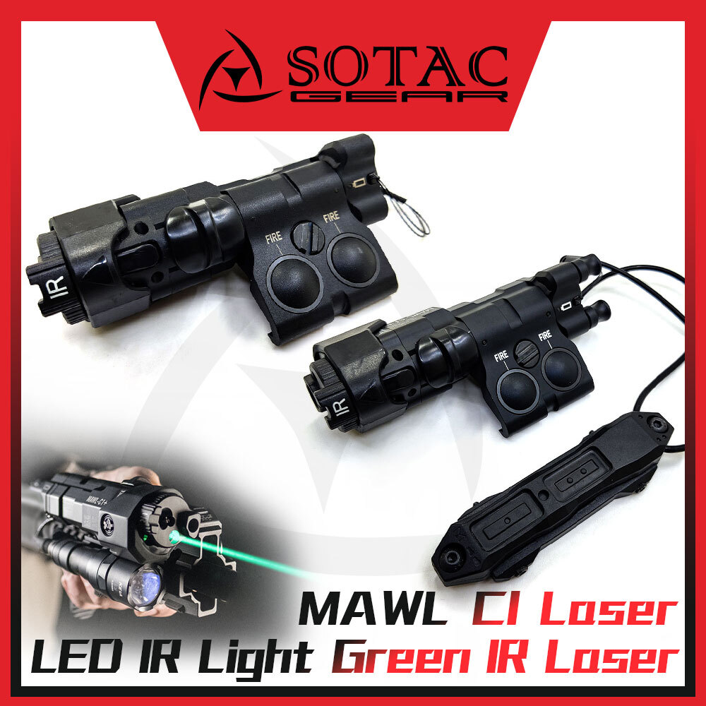 SOTAC Metal MAWL-C1 Green IR Laser Sight/ IR Light /White LED Light Flashlight