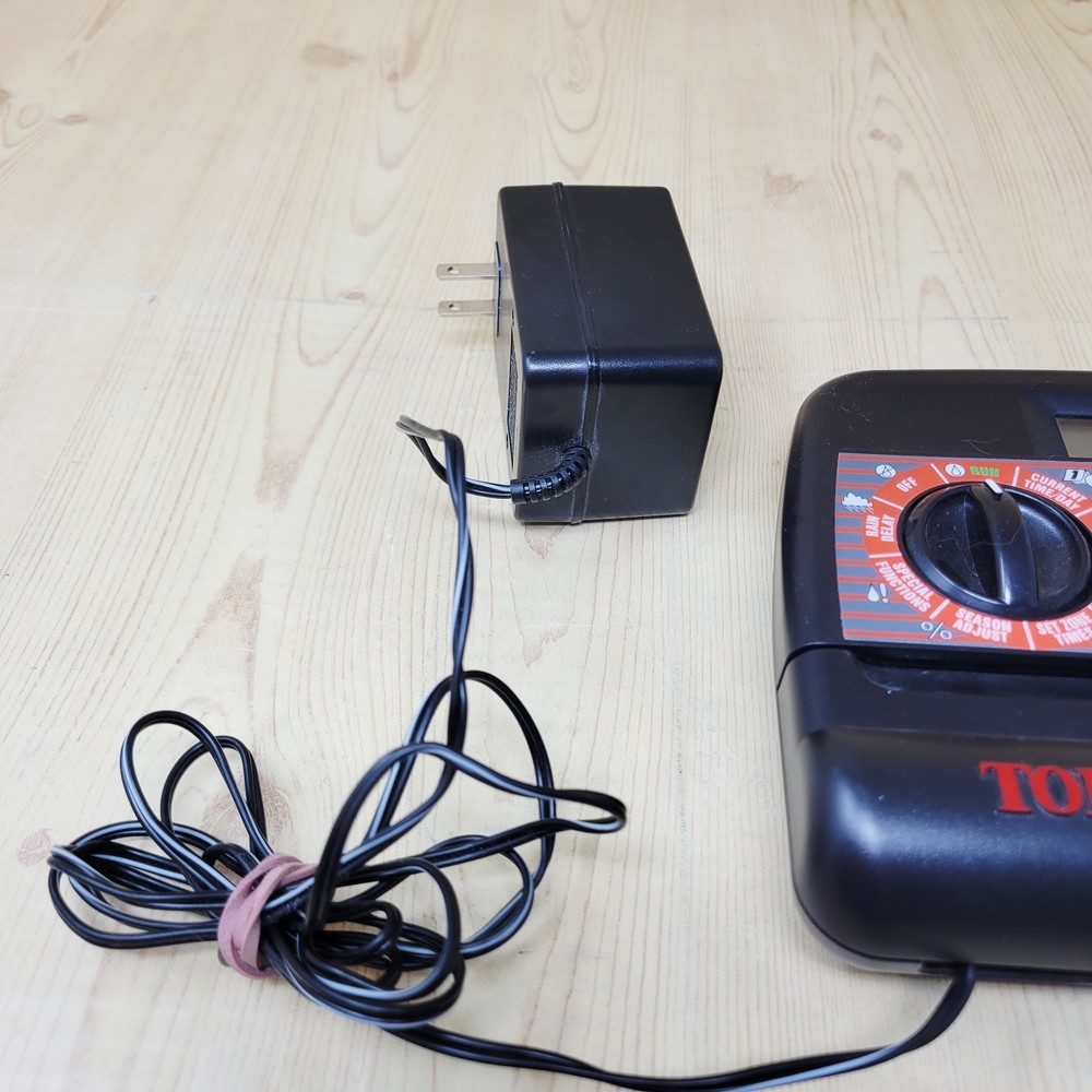Toro ECXTRA Sprinkler Timer 4-Zone Model 53765 with Power Supply - Works