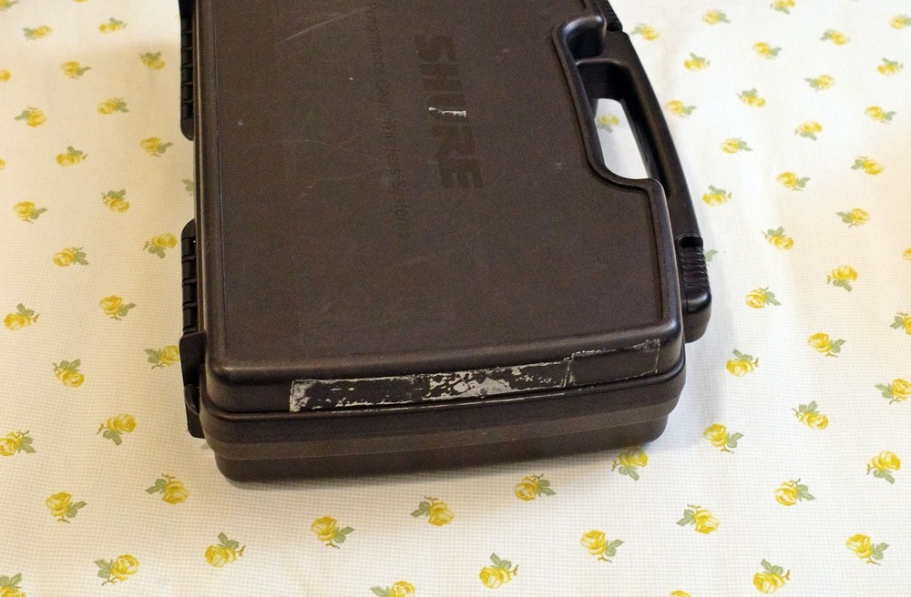 Shure PGX4 PGX2 PGX1 Wireless System empty carrying Case with foam