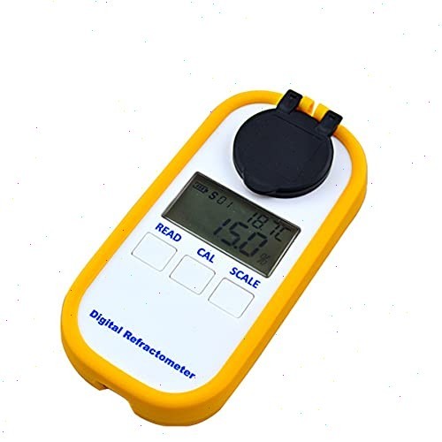 Brix Meter with Measuring Accuracy ± 0.2% Brix Portable Digital Refractometer