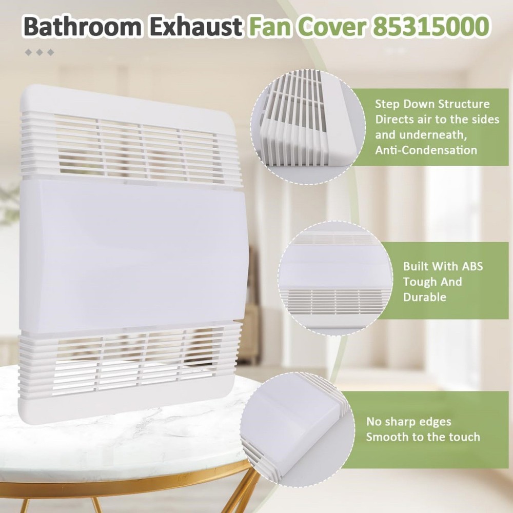 High Quality Replacement Grille Lens Panel Unit Cover Kit for Broan Nutone 663N