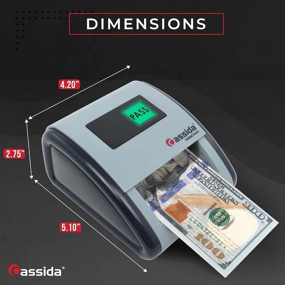 InstaCheck Automatic Counterfeit Detector - Gray