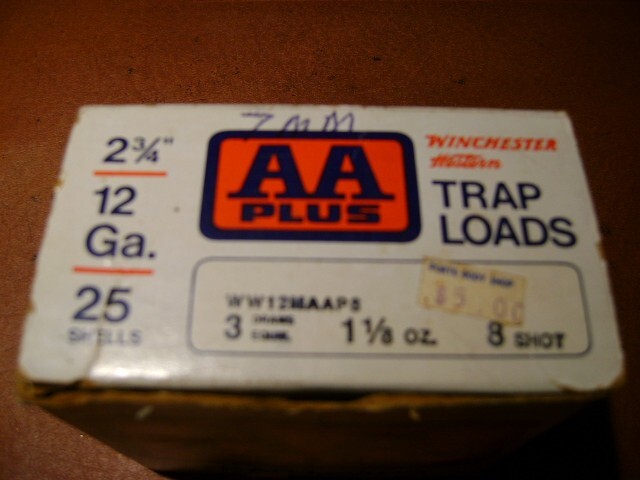 Vintage Winchester Western AA Plus Trap Loads EMPTY BOX ONLY