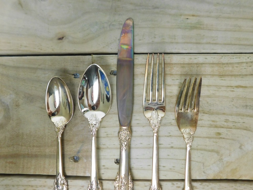 Baroque By Godinger Silver Plated Place 5 Piece Place Setting