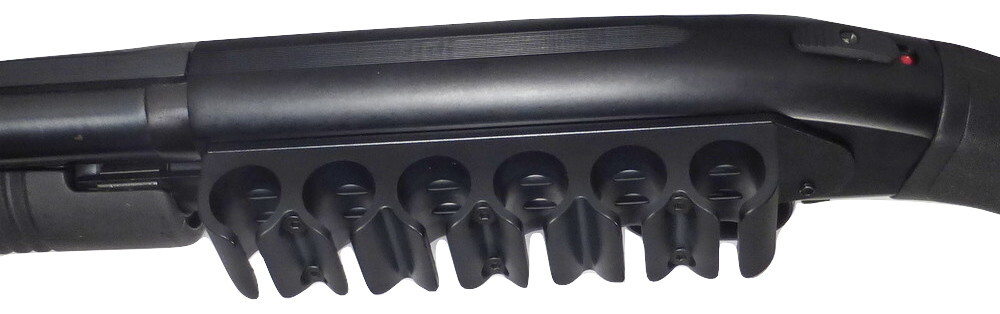 Aluminum Base Polymer Side Saddle Remington 870 1100 Shotshell Carrier Shotgun