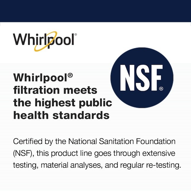 Whirlpool WHEEDF Under Sink 6-Months Replacement Filter