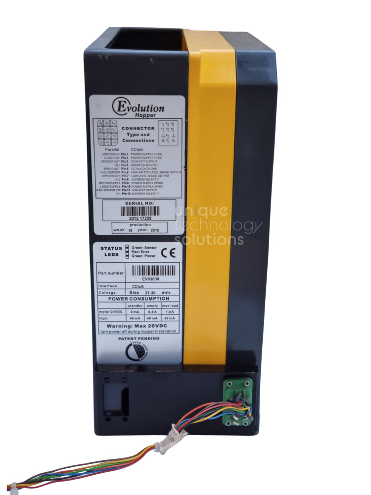 American Changer Universal Hopper Evolution Version Cctalk evo3000 Baseplate