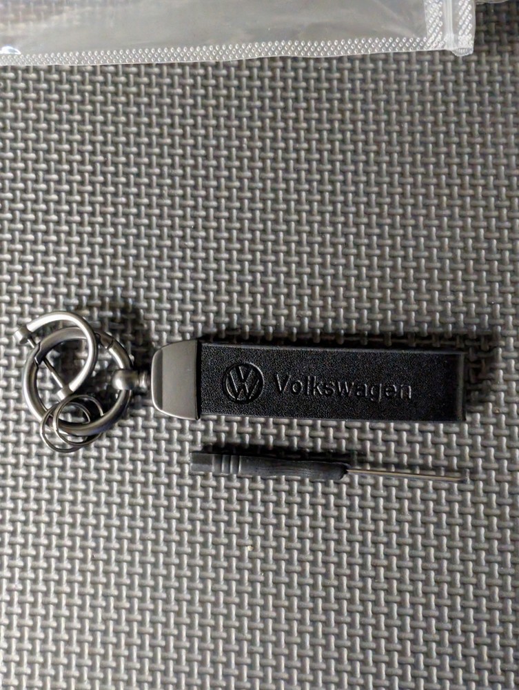 Vw Keychain Leather
