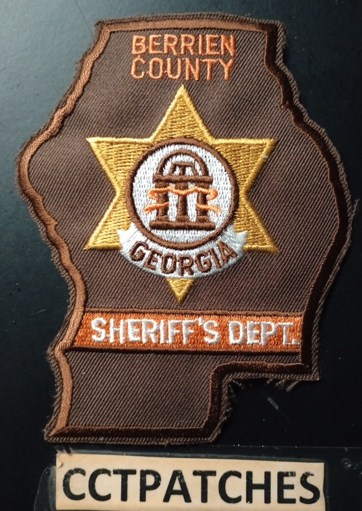 BERRIEN COUNTY, GEORGIA SHERIFF SHOULDER PATCH GA