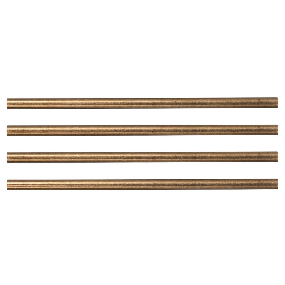 4 Pcs Handle Rivet Brass Round Rods Knife Making Solid Pins for Handles