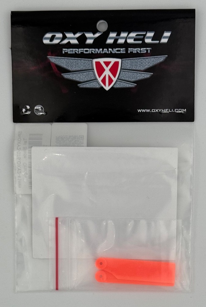 OXY HELI OXY2 41mm TAIL BLADE ORANGE SP-OXY2-075