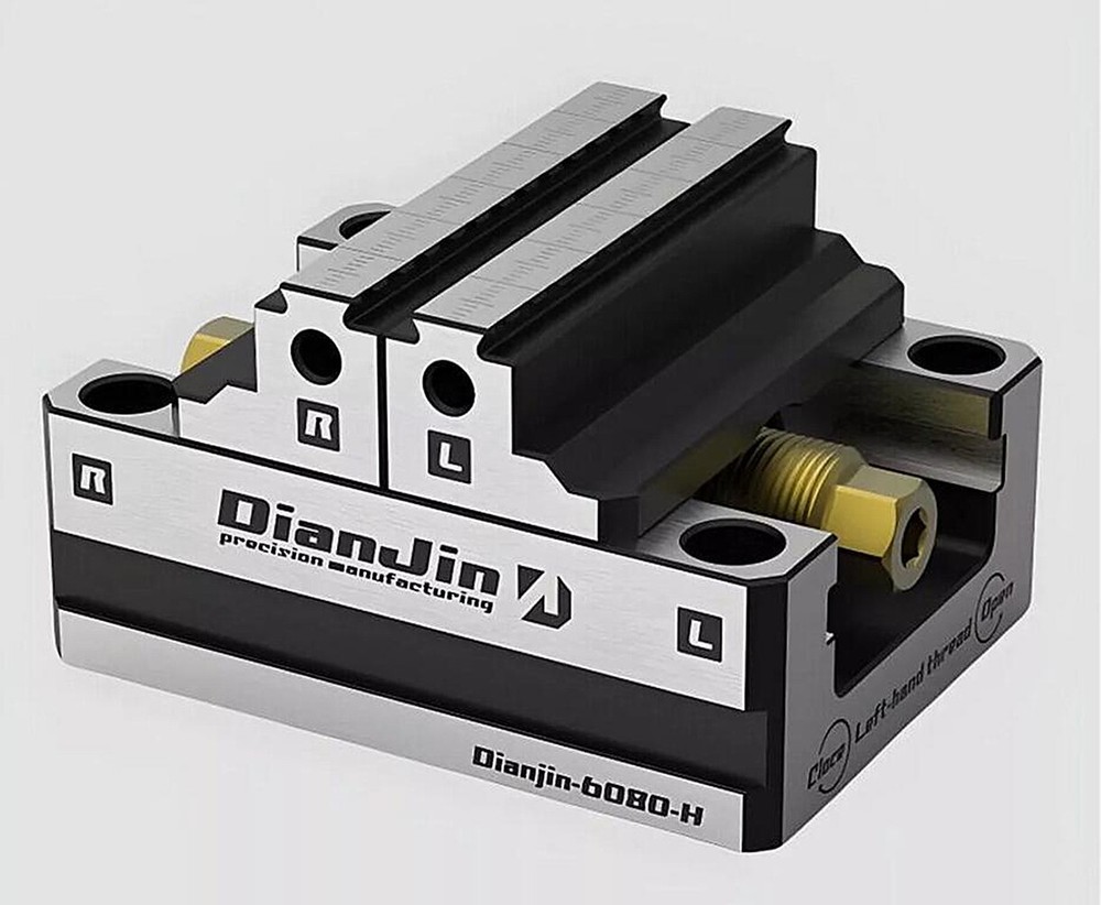 4/5 Axis Fixture Self-centering Vise Positive/Negative Quick Clamping DJ-6080H